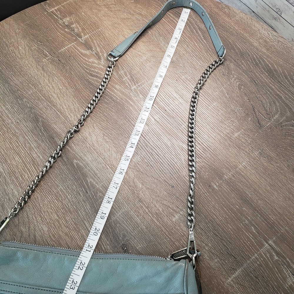 Rebecca Minkoff crossbody bag light blue - Picture 8 of 16